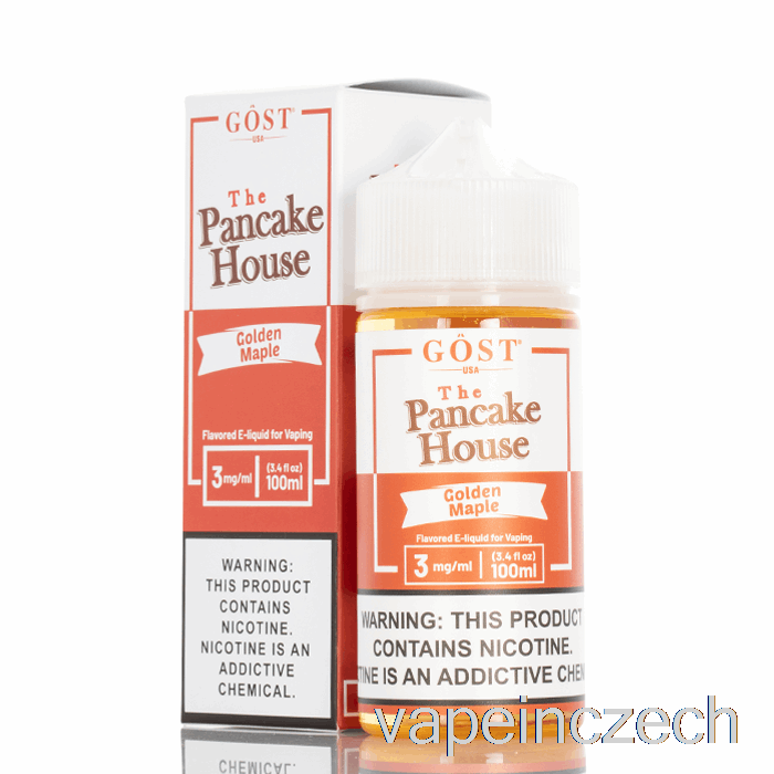 Zlatý Javor - Palačinkárna - Gost Vapor - 100ml 0mg Vape Bez Nikotinu